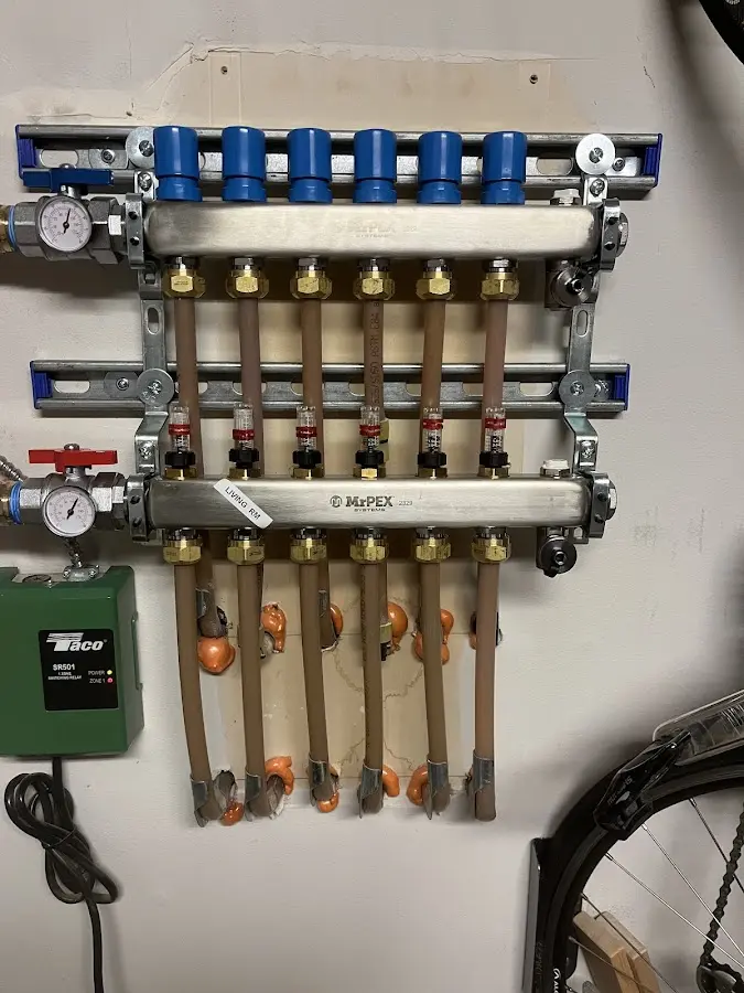 Plumber performing Gas Leak Detection at a residential property in Mankato